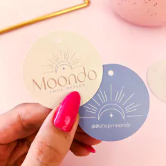 Tag redonda - 4,5x4,5 cm - comprar online