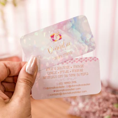 Cartão de Visita - Holográfico - Mimare Design & Papelaria Personalizada.