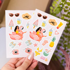 Cartela de Adesivos - Personalizada - comprar online