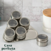 Especiero de acero imantado x6 | Luxury - comprar online