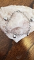 Pulsera con 3 corazones inflados