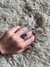 Anillo de alpaca con piedra Amatista en punta - comprar online