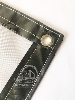 LONA TELA PROTEÇÃO DE CAMINHÃO CAÇAMBA APARA - MEDIDA 15x6 - comprar online