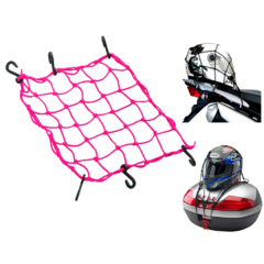 Rede Elástica Aranha P/ Moto Capacete 35cm X 35cm - comprar online