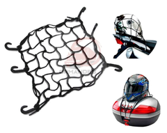 Rede Elastica Aranha P/ Moto Capacete 35cm X 35cm