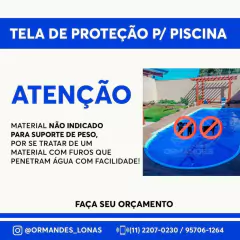 Tela De Proteção Para Piscina 12X6 - loja online