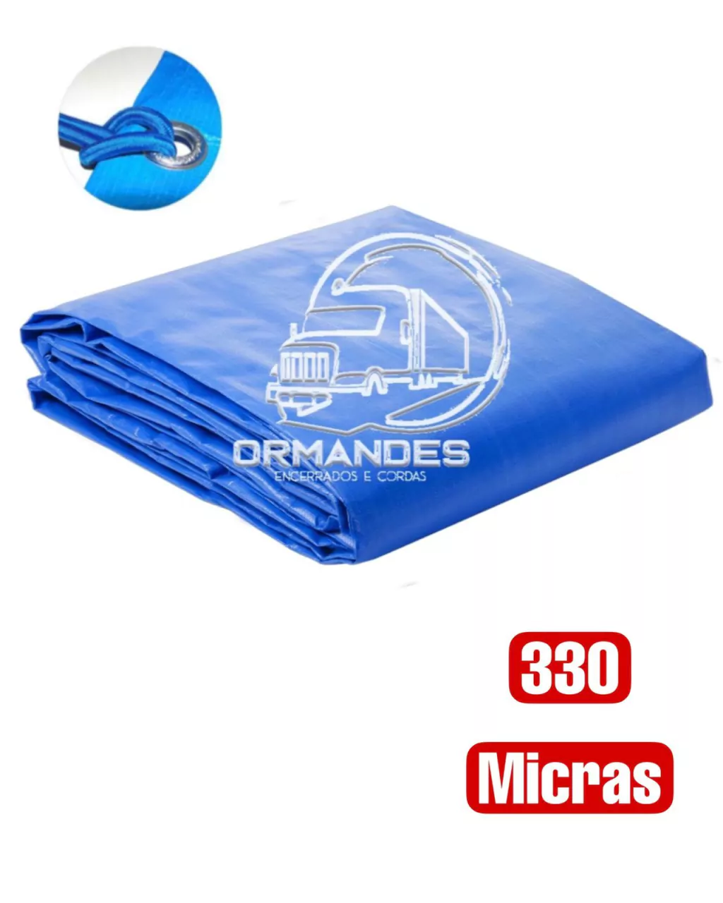 Lona Leve Multiuso Impermeável Para Cobertura 330 Micras Medida 9X8