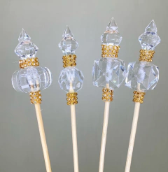 Palito decorado dourado