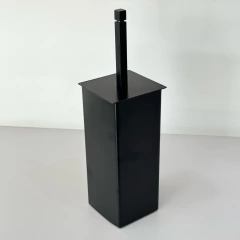 Porta escova sanitária inox preta fosca