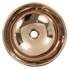 Cuba de apoio redonda Rose Gold 40cm Ø na internet