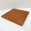 Bandeja Resina Cristal Red gold quadrada 24x24