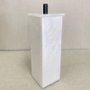 Porta escova de dentes Branco perolado com preto fosco