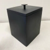 Lixeira Preta Fosca com Preto Fosco - comprar online