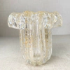 Murano Fiori cristal com pó de ouro 24k
