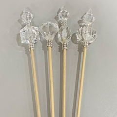 Palito decorado Prata