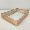 Bandeja arabesco retangular 20x30 Red gold