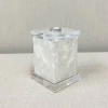 Porta difusor perolado com cromado tampa transparente