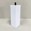 Porta escova de dentes Branco com preto fosco