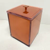 Lixeira Cristal Red Gold com Red Gold
