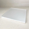 Bandeja Resina Cristal Pérola Quadrada 24x24