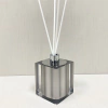 Porta difusor em resina cristal prata com cromado