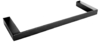 Toalheiro 30cm Preto Fosco Metric