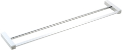 Toalheiro de parede 60cm duplo Cromado Reflexo