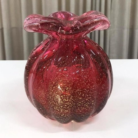 Murano com pó de ouro 24k Rosa