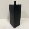 porta escova de dentes em resina preto fosco com preto fosco