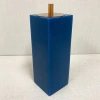 porta escova de dentes em resina azul marinho fosco com red gold