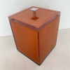 Lixeira Cristal Red gold com cromado - comprar online