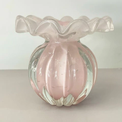 Vaso de Murano Battlo Rosa M
