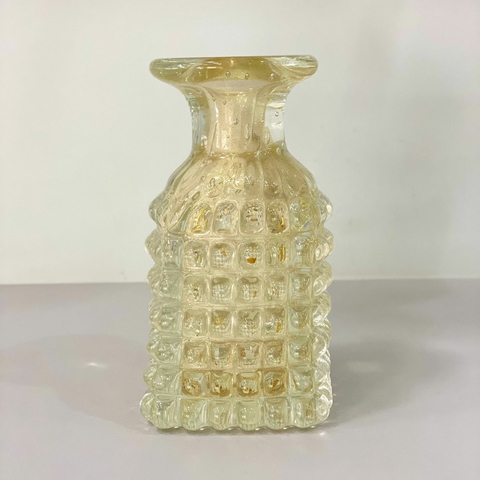 Murano cristal garrafa com pó de ouro 24k G