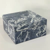 Caixa Decorativa Azul Marmorizado
