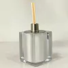 Porta difusor em resina cristal pérola com níquel