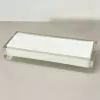 Bandeja porta toalha de papel cristal pérola