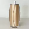 porta escova valência em resina cristal Champagne com cromado