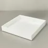 Bandeja clean branca 17x17