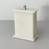 Porta fio dental Travertino com cromado
