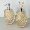 Conjunto 2 peças Cristal Murano com ouro 24k com cromado