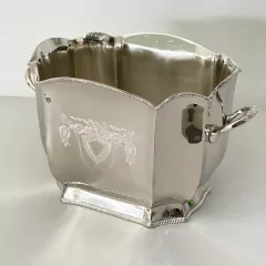 Cachepot / balde de gelo/ champanheira niquelado - comprar online