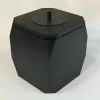 Lixeira valência Preto fosco com preto fosco