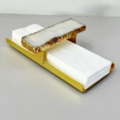 Bandeja para toalha de papel com pedra natural - Home Wish - comprar online