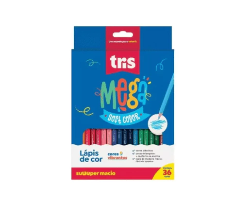 Lápis de cor Mega 36 cores - comprar online
