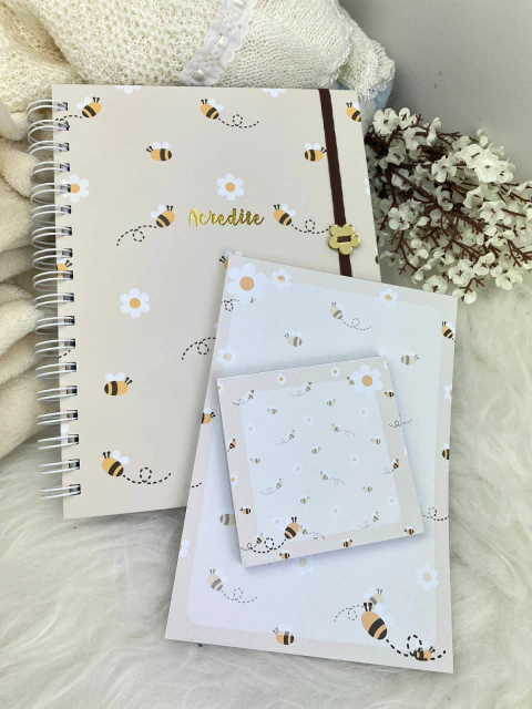 Kit Papelaria Abelhinhas