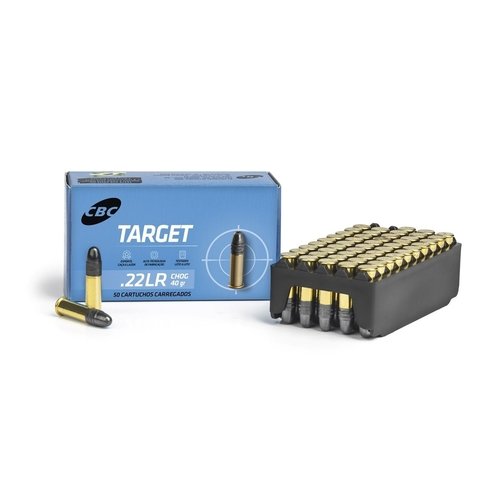 MUNIÇÃO CBC CAL.22LR CHOG 40GR TARGET CX C/ 50 UN - comprar online