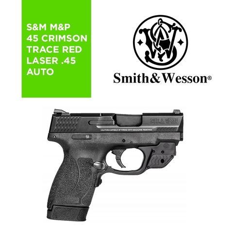 PISTOLA SMITH & WESSON MP45 CAL.45 CRIMSON TRACE RED LASER 45 AUTO (12087)