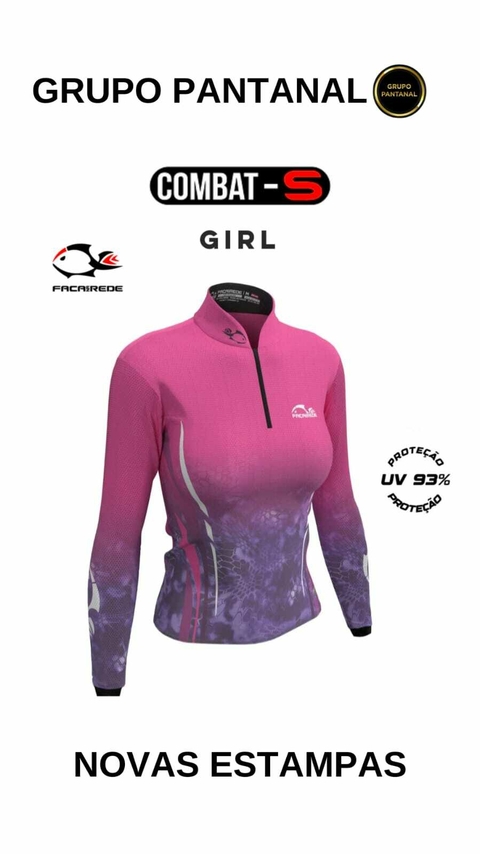 CAMISA FACA NA REDE COMBAT-S GIRL