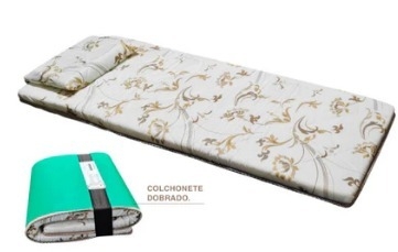 COLCHONETE SOLTEIRO TOPÁZIO LOTUS VERDE