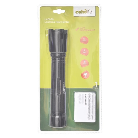LANTERNA ECHOLIFE LED NEW HUNTER(LA0039) - comprar online